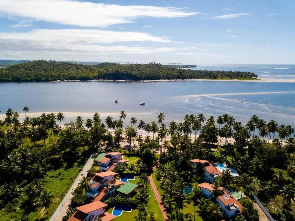Vista aérea Praia dos Carneiros